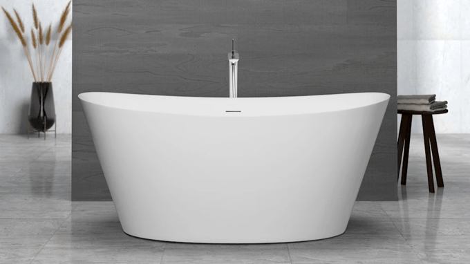 Frittstående badekar Paris fra Sanipro.